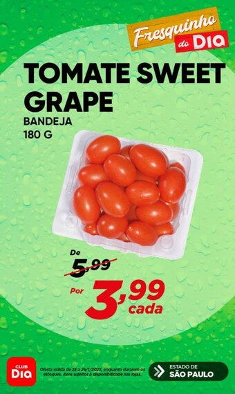 Dia Tomate Sweet Grape bandeja 180g oferta