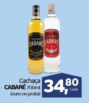 Cometa Supermercados Cachaca Cabare 700ml oferta