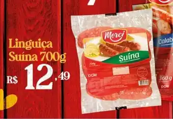 Cometa Supermercados Linguica Suina 700g oferta