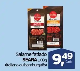 Cometa Supermercados Salame Fatiado Seara 100g oferta