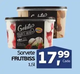 Cometa Supermercados Sorvete Frutbiss 1.5L oferta