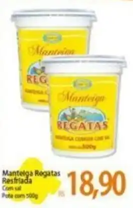 Manteiga Regatas Resf. 500g