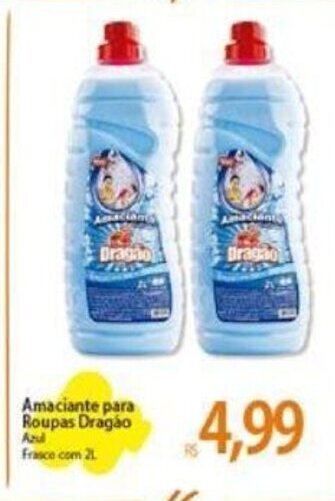 Atacadão Amaciante para Roupas Dragão 2L oferta