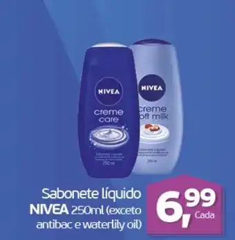 Cometa Supermercados Sabonete Liquido Nivea 250ml oferta