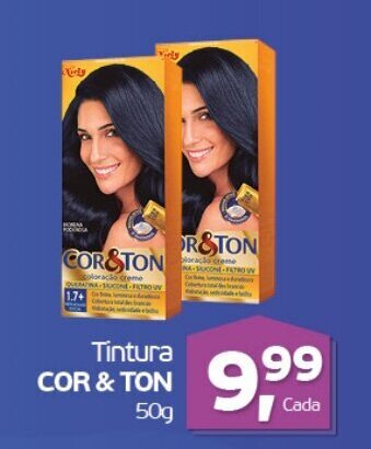 Cometa Supermercados Tintura Cor & Ton 50g oferta