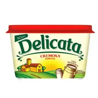 Margarina sabor manteiga com sal delicata 500g