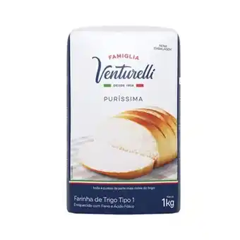 Almeida Mercados Farinha de trigo famiglia venturelli puríssima 1kg oferta
