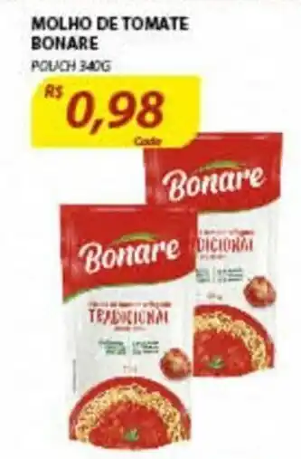 Assaí Atacadista Molho de Tomate Bonare 340g oferta