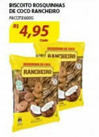 Assaí Atacadista Biscoito Rosquinhas de Coco Rancheiro oferta