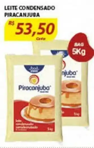 Assaí Atacadista Leite Condensado Piracanjuba 5kg oferta