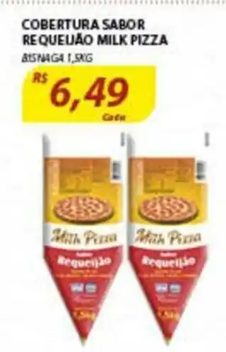 Assaí Atacadista Cobertura Sabor Requeijao Milk Pizza 1.5kg oferta