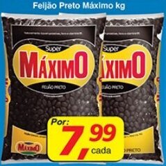 Supermercados Guanabara Feijao Preto Maximo 1kg oferta