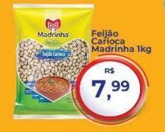 Tonin Superatacado Feijão carioca madrinha 1kg oferta