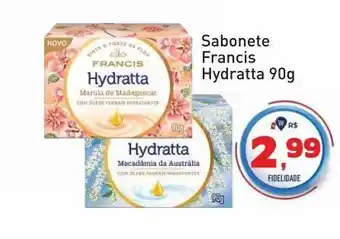 Tonin Superatacado Sabonete francis hydratta 90g oferta