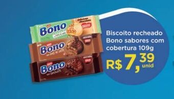 Biscoito recheado bono sabores