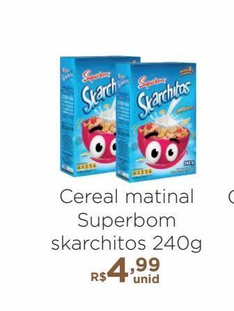 Cereal matinal superbom skarchitos 240g