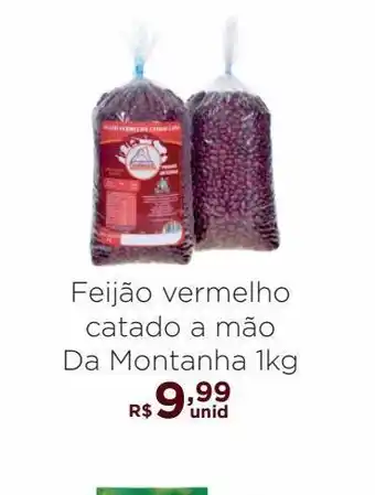 Feijão vermelho catado a mão da montanha 1kg