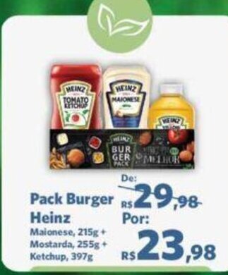 Pack Burger Heinz