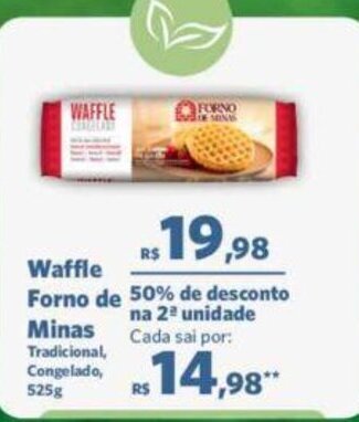 Sam's Club Waffle Forno de Minas 525g oferta