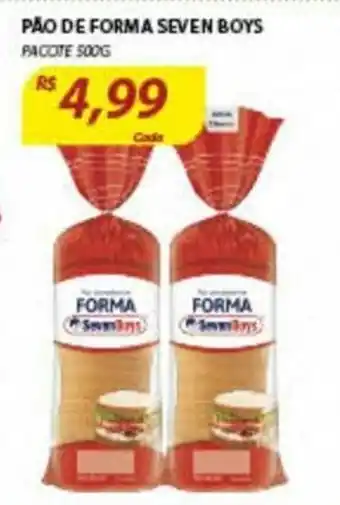 Assaí Atacadista Pao de Forma Seven Boys 500g oferta