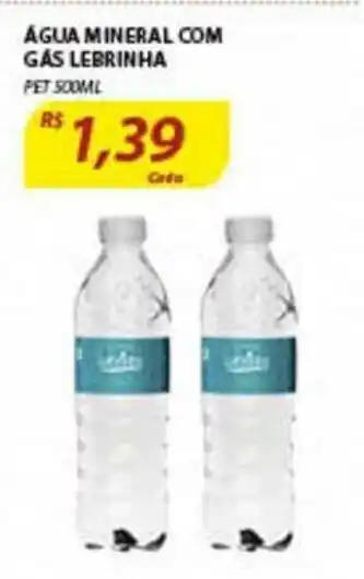 Assaí Atacadista Agua Mineral com Gas Lecrinha 500ml oferta
