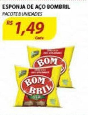 Assaí Atacadista Esponja De Aco Bombril oferta