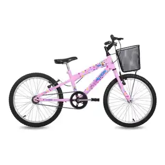 Schumann Bicicleta aro 20 free action kiss freio v-brake - rosa oferta