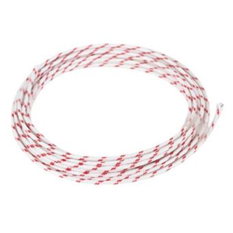 Cabo híbrido fibra de vidro 1,5mm² para altas temperaturas até 400º c fb 100-5 kit com 5 metros dni