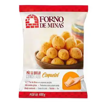 Hortifruti Pão de queijo congelado coquetel forno de minas pacote 400g oferta