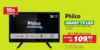 Quero Quero Philco Smart TV LED oferta