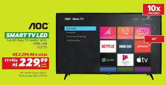 Smart TV LED 43"AOC