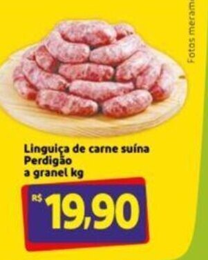 Extra Supermercado Linguiça de carne suina Perdigão a granel 1kg oferta