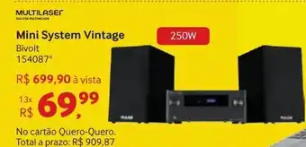 Mini System Vintage 250W