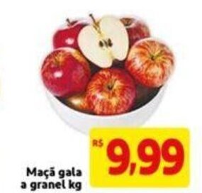 Extra Supermercado Maçã gala a granel 1kg oferta