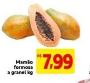 Extra Supermercado Mamão Formosa a granel 1kg oferta