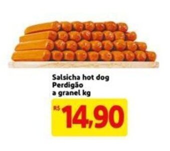 Extra Supermercado Salsicha Hot Dog Perdigão a granel 1kg oferta