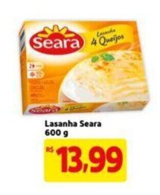 Extra Supermercado Lasanha Seara 600g oferta