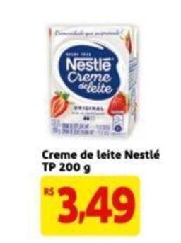 Extra Supermercado Creme de Leite Nestlé tp 200g oferta