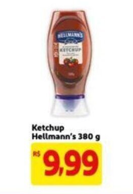 Extra Supermercado Ketchup Hellmann's 380g oferta