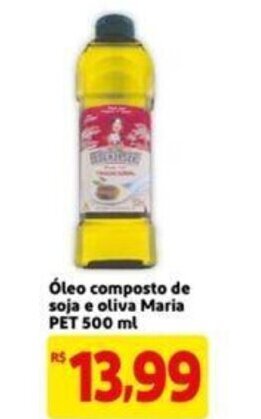 Extra Supermercado Óleo composto de soja e Oliva Maria Pet 500ml oferta