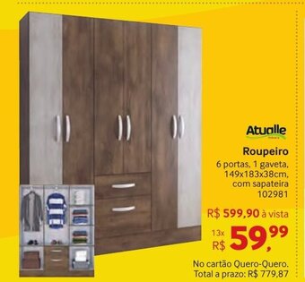 Quero Quero Atualle Roupeiro oferta