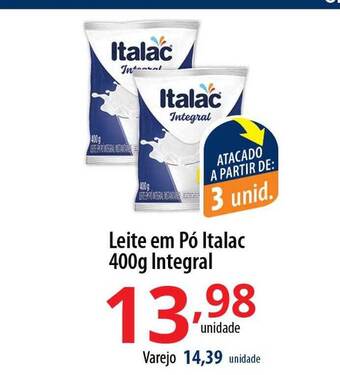 Akki Atacadista Leite em pó italac integral oferta