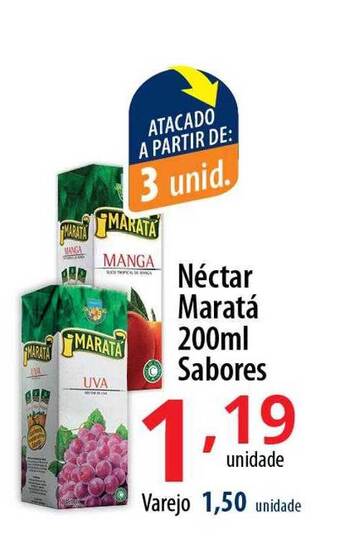 Akki Atacadista Néctar maratá sabores oferta