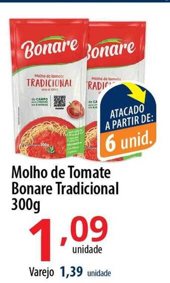 Akki Atacadista Molho de tomate bonare tradicional oferta