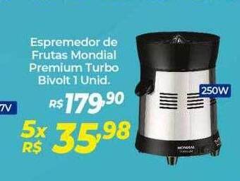 Atakarejo Espremedor de frutas mondial premium turbo bivolt 1 unid. oferta