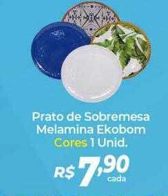 Atakarejo Prato de sobremesa melamina ekobom cores 1 unid. oferta