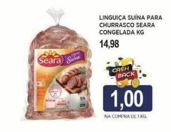 Apoio Mineiro Linguiça suína para churrasco seara congelada kg oferta