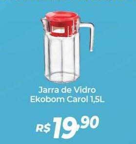 Atakarejo Jarra de vidro ekobom carol 1.5l oferta