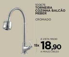 Torneira cozinha balcão meber