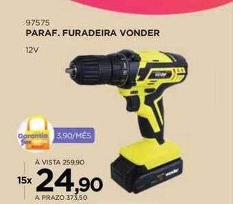 Paraf. furadeira vonder